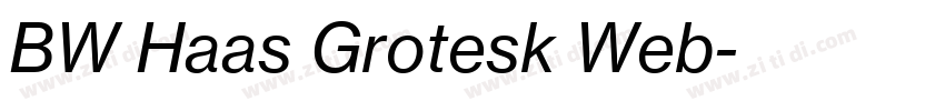 BW Haas Grotesk Web字体转换 BW Haas Grotesk Web字体转换